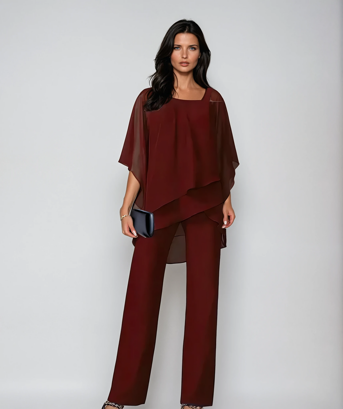 Anabel conjunto dos piezas Rojo