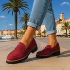 Nadia | Mocasines de ante elegantes