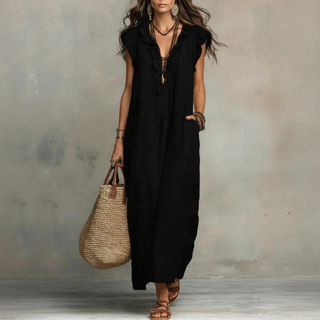 Nuria · Vestido Largo Bohemio