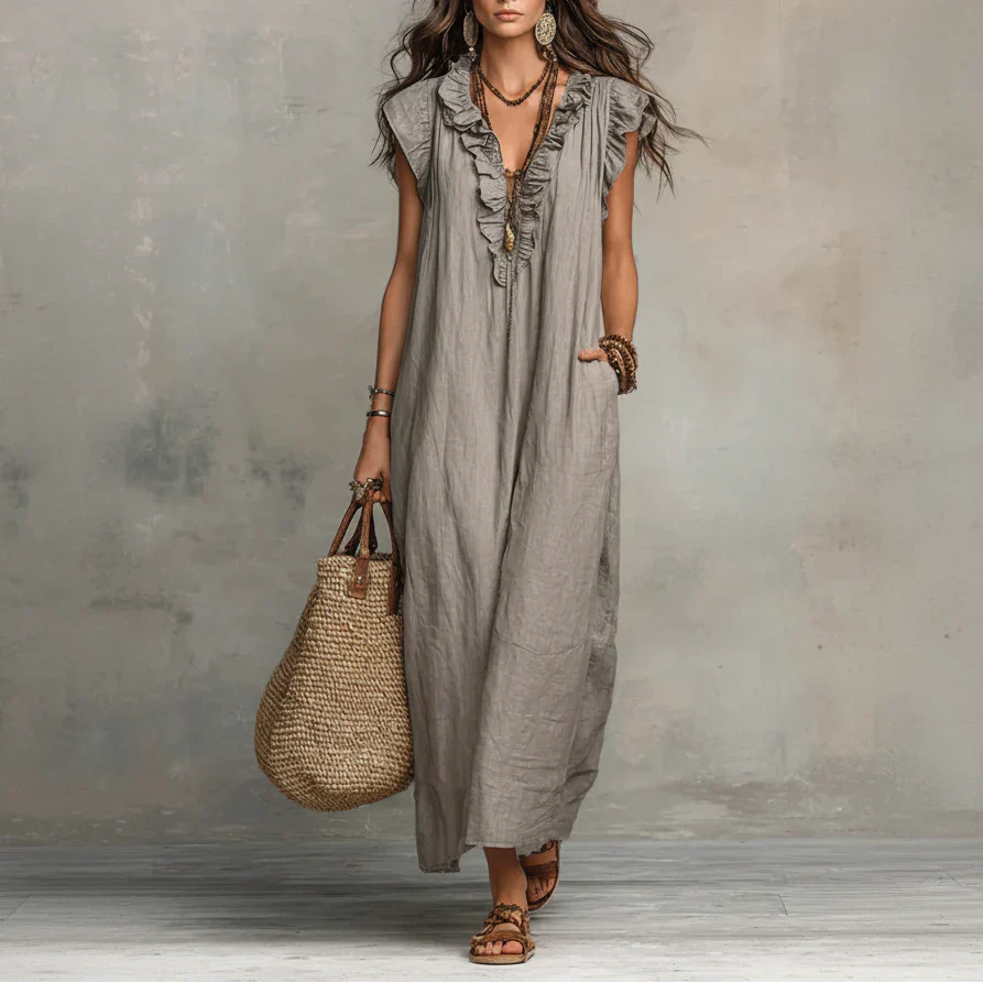Nuria · Vestido Largo Bohemio