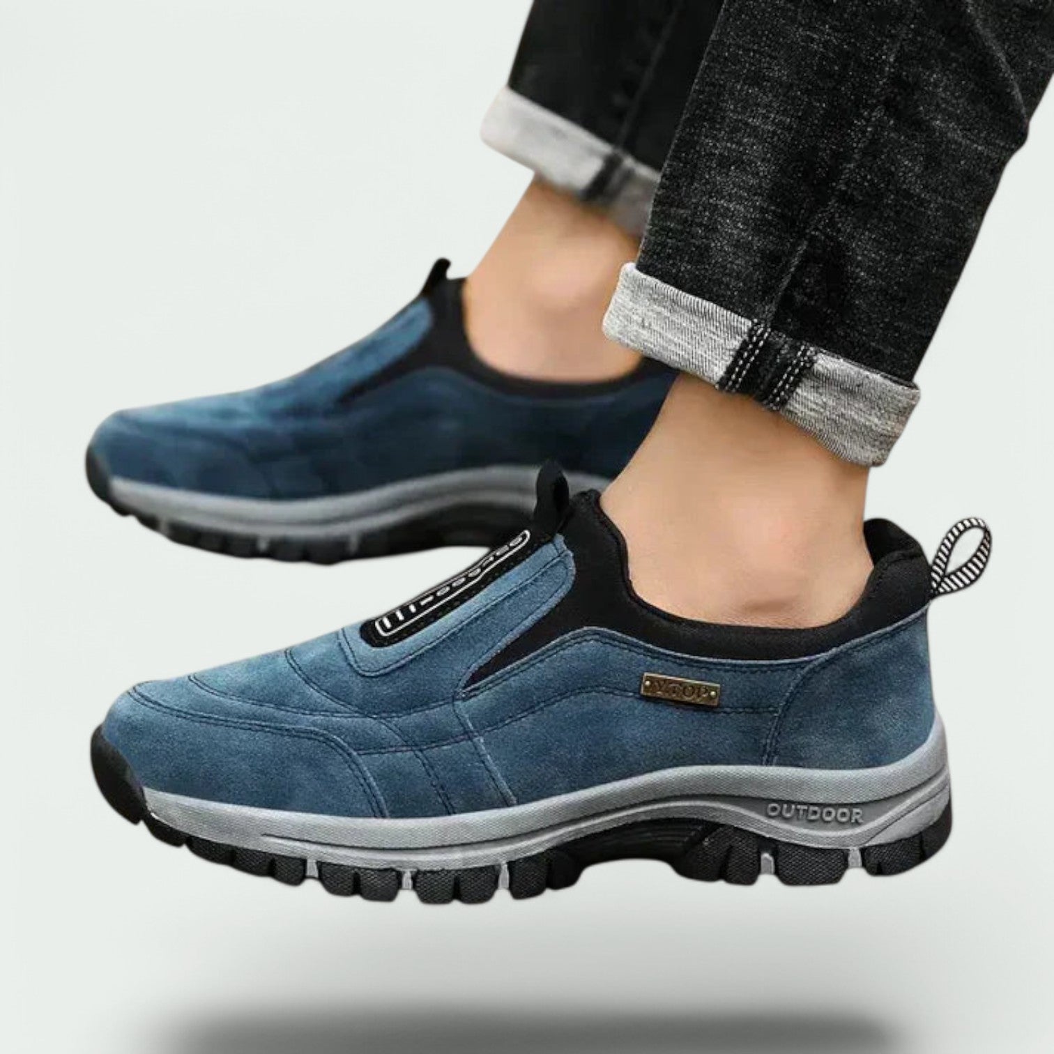 Pietro | Zapatillas slip-on casuales antideslizantes y ortopédicas