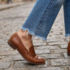 Vaqueros Elena — Corte Recto Cropped Retro