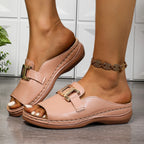 Mariya · Sandalias de Confort con Cuña