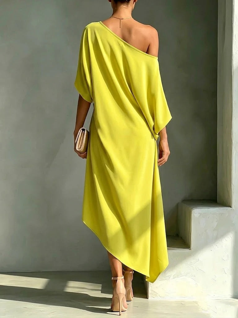Celia · Vestido Asimétrico Elegante