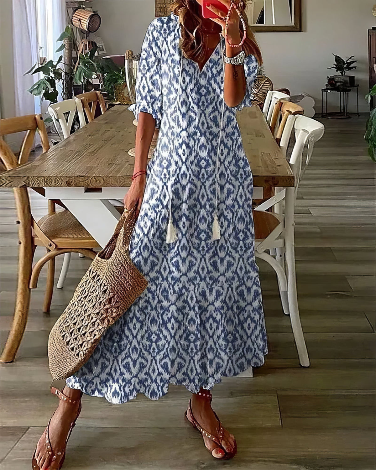Purificación · Vestido Boho Fluido y Cómodo