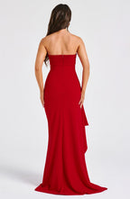 Omina | Vestido Maxi Luxe sin Tirantes