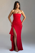 Omina | Vestido Maxi Luxe sin Tirantes